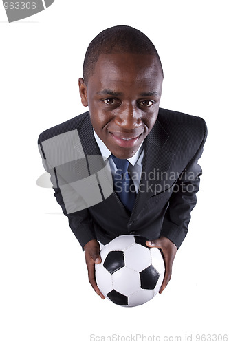 Image of African soccer fan