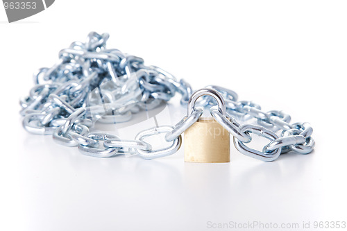 Image of Chain with a padlock