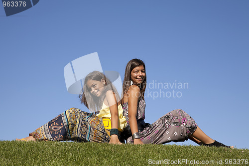 Image of Happy sisters