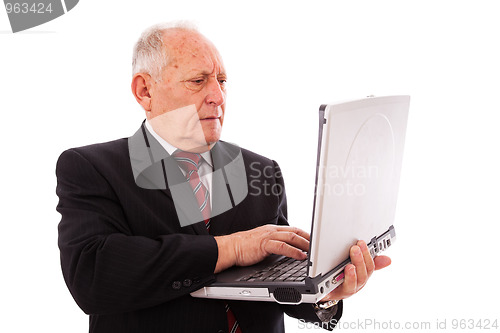 Image of Modern senior businessman 