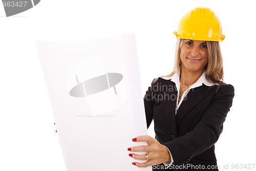 Image of architect woman