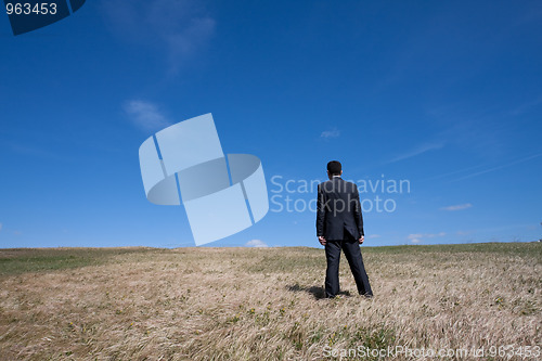 Image of Alone at the field