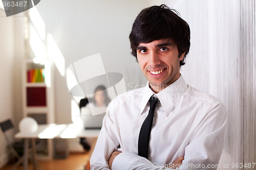 Image of Businessman at the office