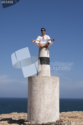 Image of yoga men