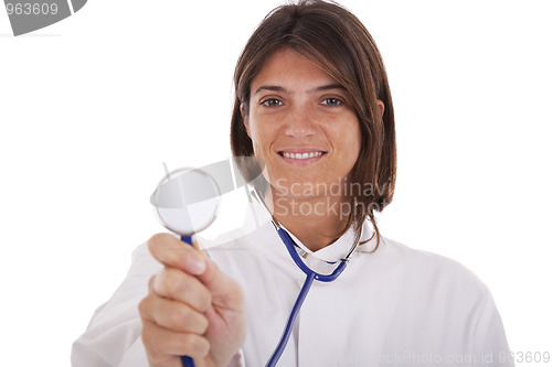 Image of Friendly female doctor