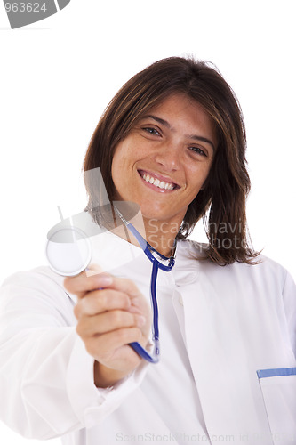 Image of Friendly female doctor