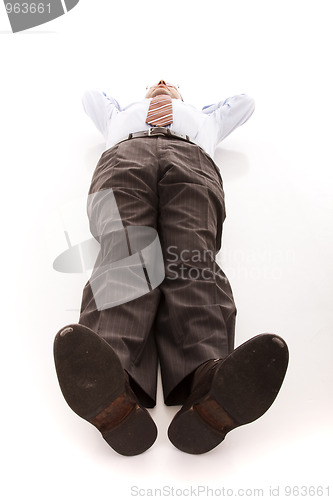 Image of Businessman defeated