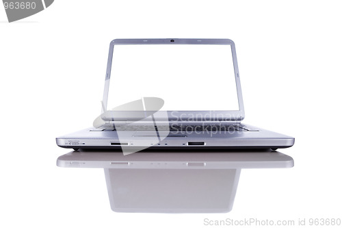 Image of Laptop with copy space screen