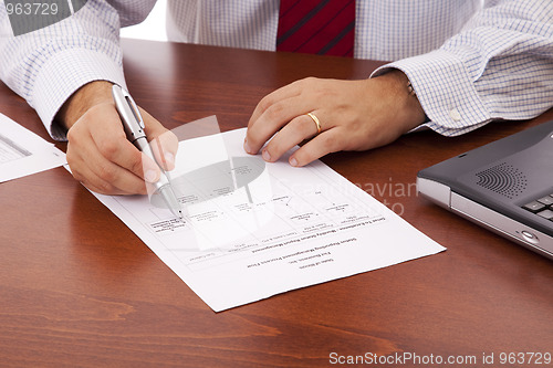 Image of Working at the office