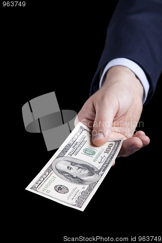 Image of one hundred dollar bill