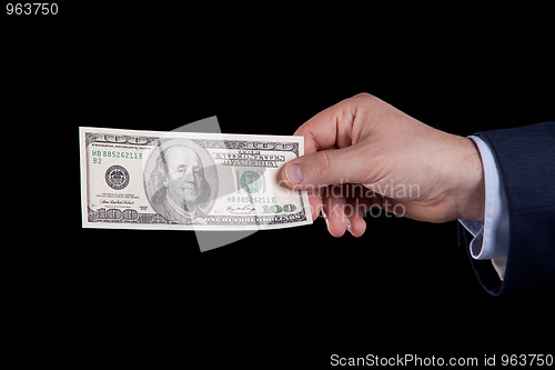 Image of one hundred dollar bill