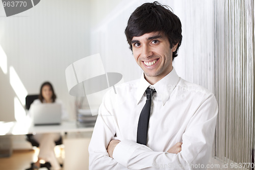Image of Businessman at the office