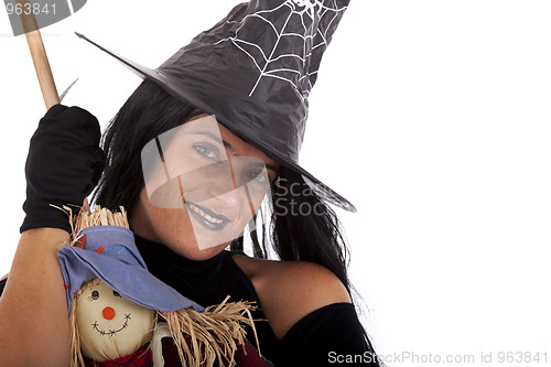 Image of Halloween witch