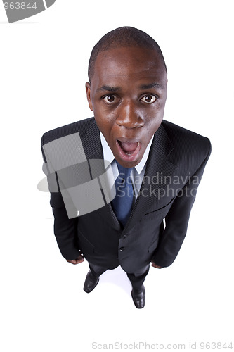 Image of Panic from an african businessman