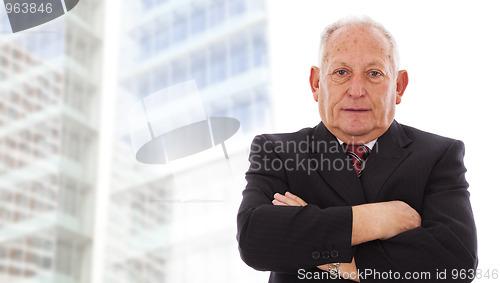 Image of Happy senior businessman
