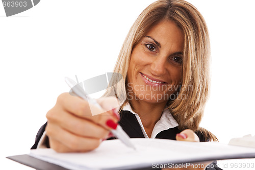 Image of Sign the contract, please