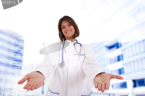 Image of Friendly female doctor