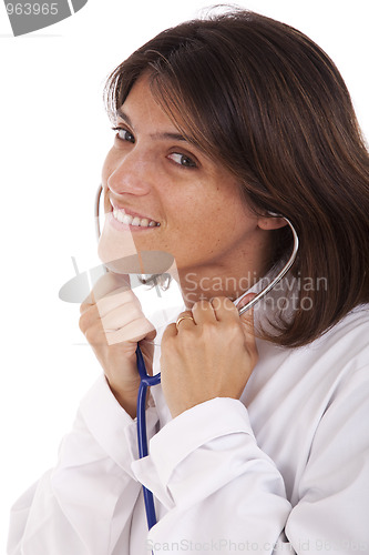 Image of Friendly female doctor