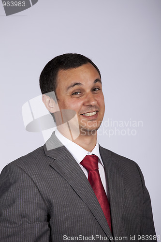 Image of businessman smile