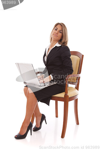 Image of Businesswoman working