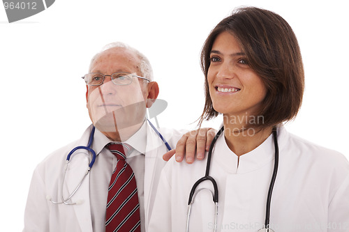 Image of Friendly team doctors