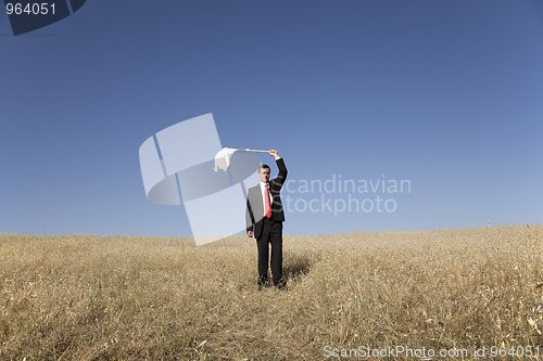 Image of Defeated businessman