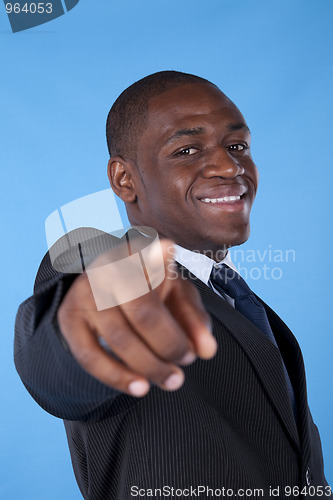 Image of Powerful african businessman