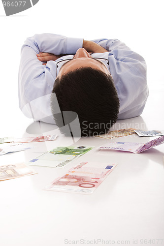 Image of Sleeping with the money