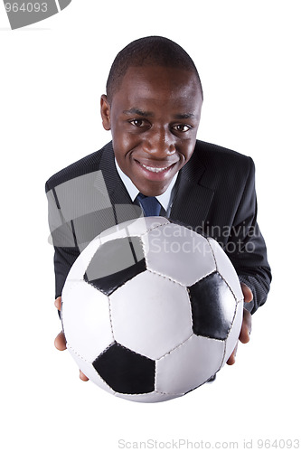 Image of African soccer fan