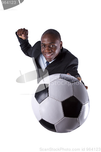 Image of African soccer fan