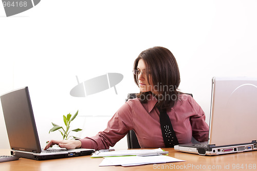 Image of businesswoman working 