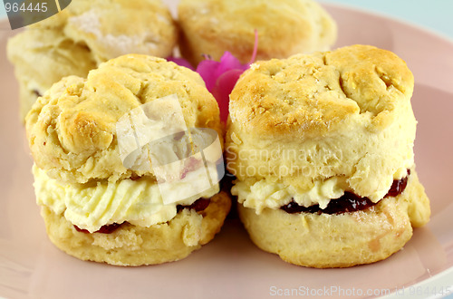 Image of Scones With Jam And Cream