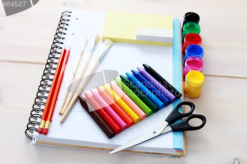 Image of school supplies