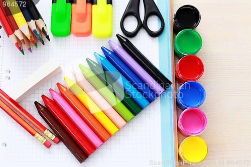 Image of school supplies
