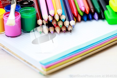 Image of school supplies