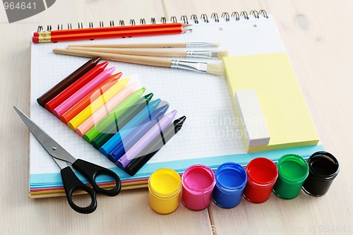 Image of school supplies