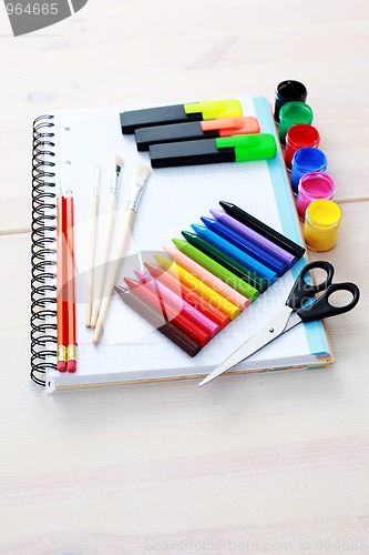 Image of school supplies