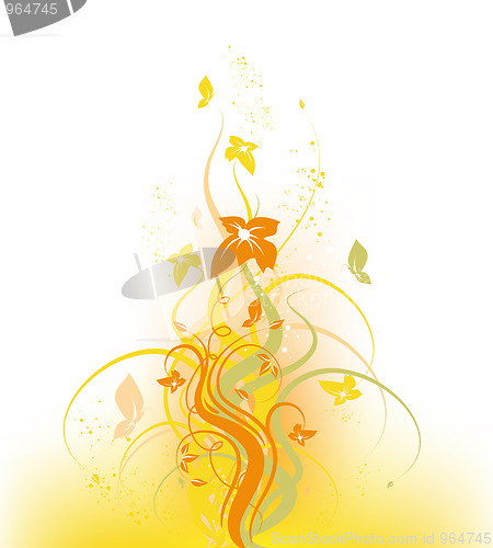 Image of Autumn floral design