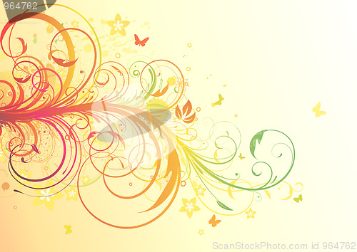 Image of floral background