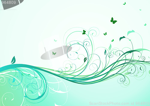 Image of floral background