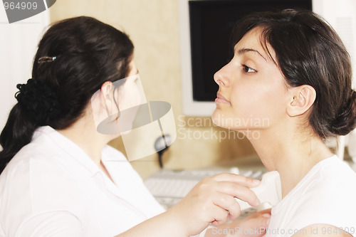 Image of Ultrasonic medical examination