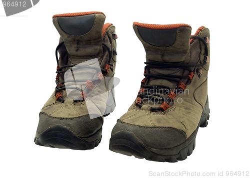 Image of Old hiking boots