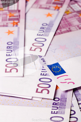 Image of euro banknotes