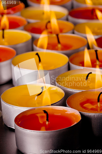 Image of flaming candles