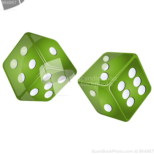 Image of green dices