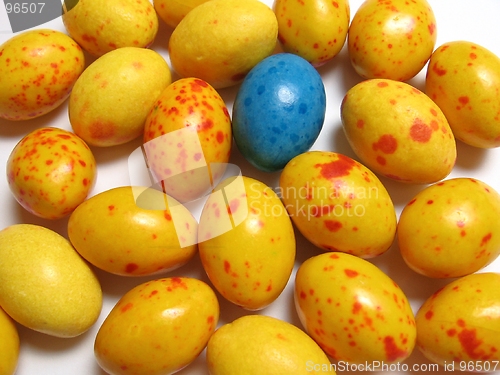 Image of Colorful candy eggs