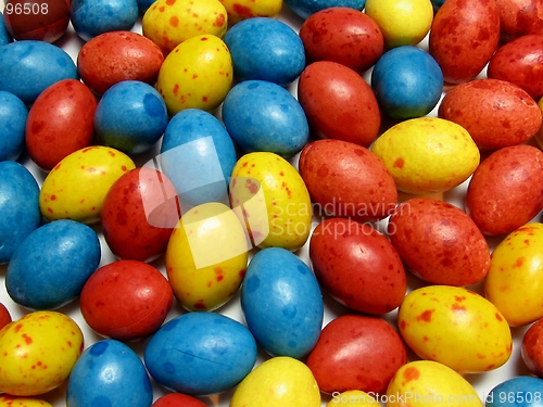 Image of Colorful candy eggs