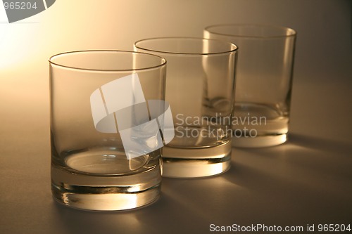 Image of empty glasses