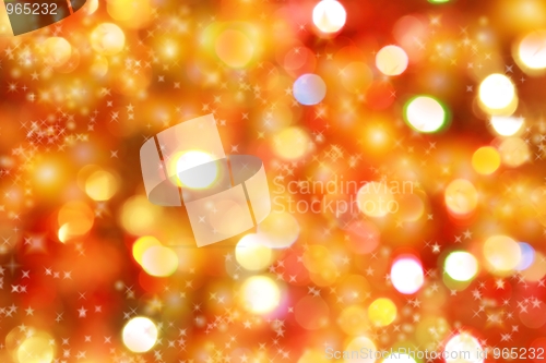 Image of Christmas lights background