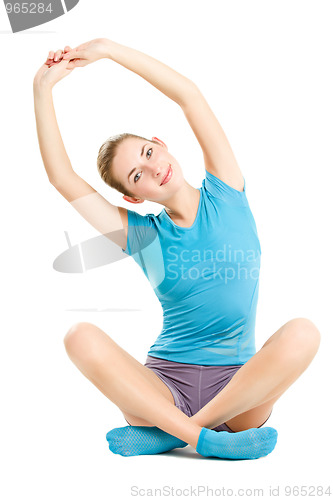 Image of young fitness woman